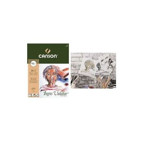 Blok do pasteli Canson Vidalon 24x32cm/30/100g - 2